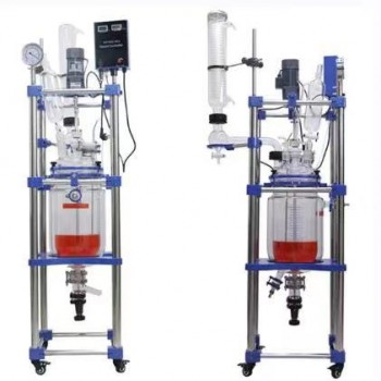实验室双层玻璃反应釜反应器